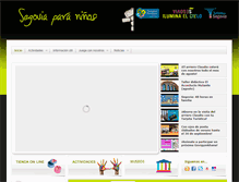 Tablet Screenshot of ninos.turismodesegovia.com